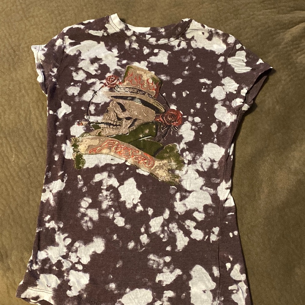Vintage Vinyl Poison tshirt. Distressed